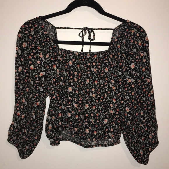 NWT American Eagle floral crop top - Picture 1 of 5